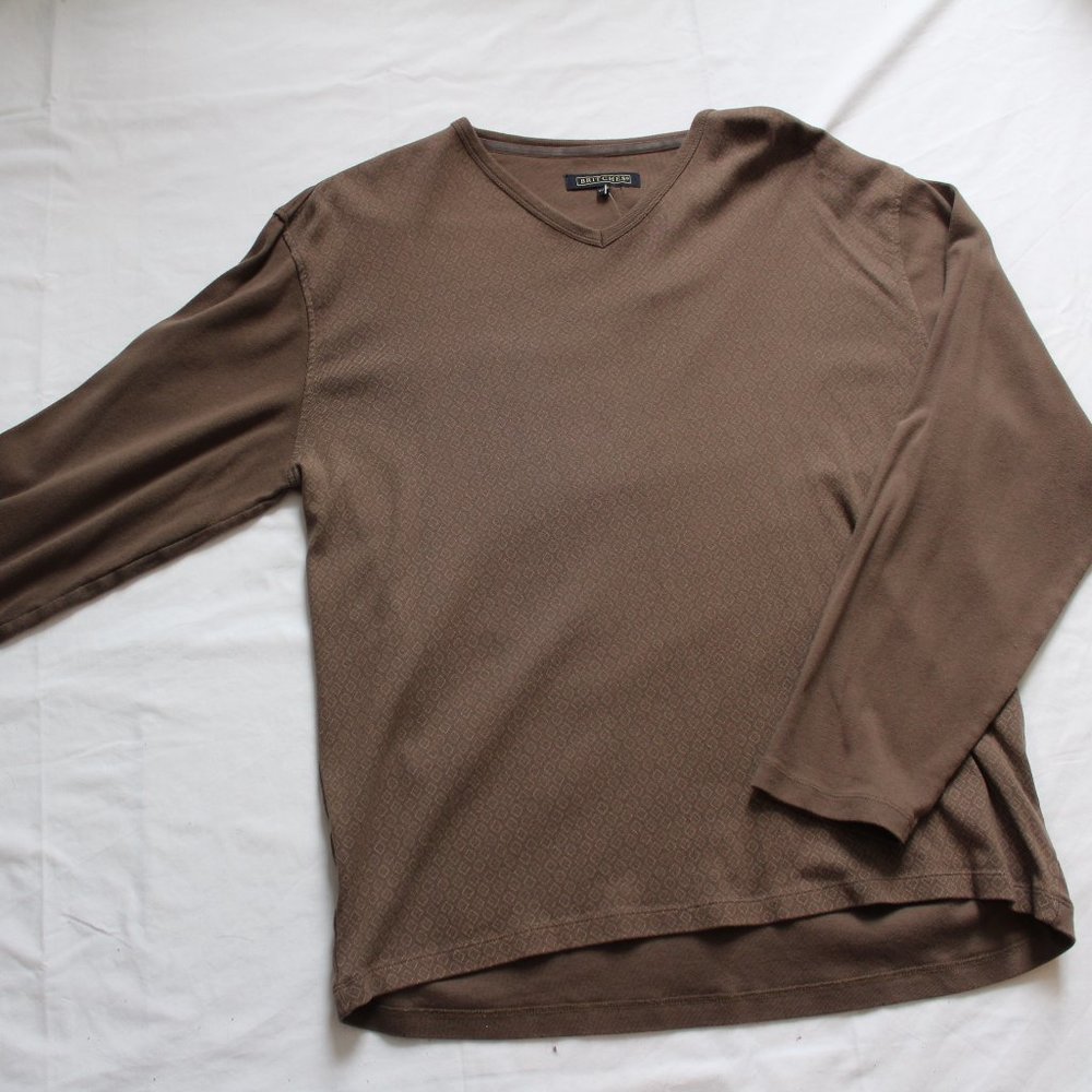 Britches Diamond Pattern Long Sleeve Sweater